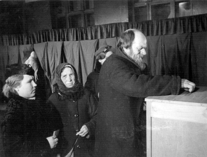 1940. Viipuri. Paikallisten työläisten neuvostojen vaalit