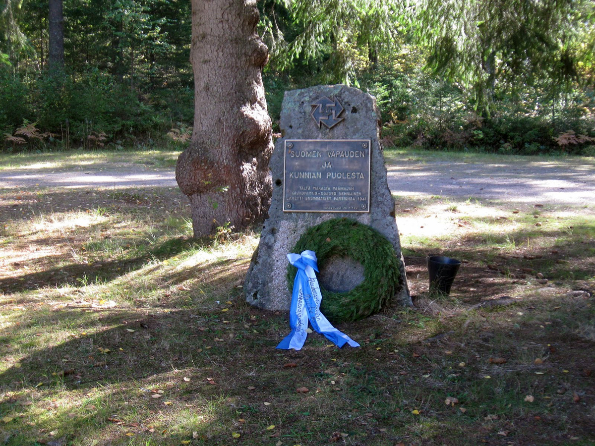 2013. Memorial to Vehniäinen long-range reconnaissance patrol