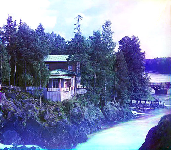 1915 год. Водопад Кивач