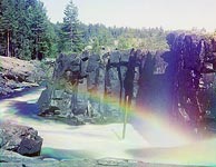 1915. Suna River. Por-Porog Waterfalls