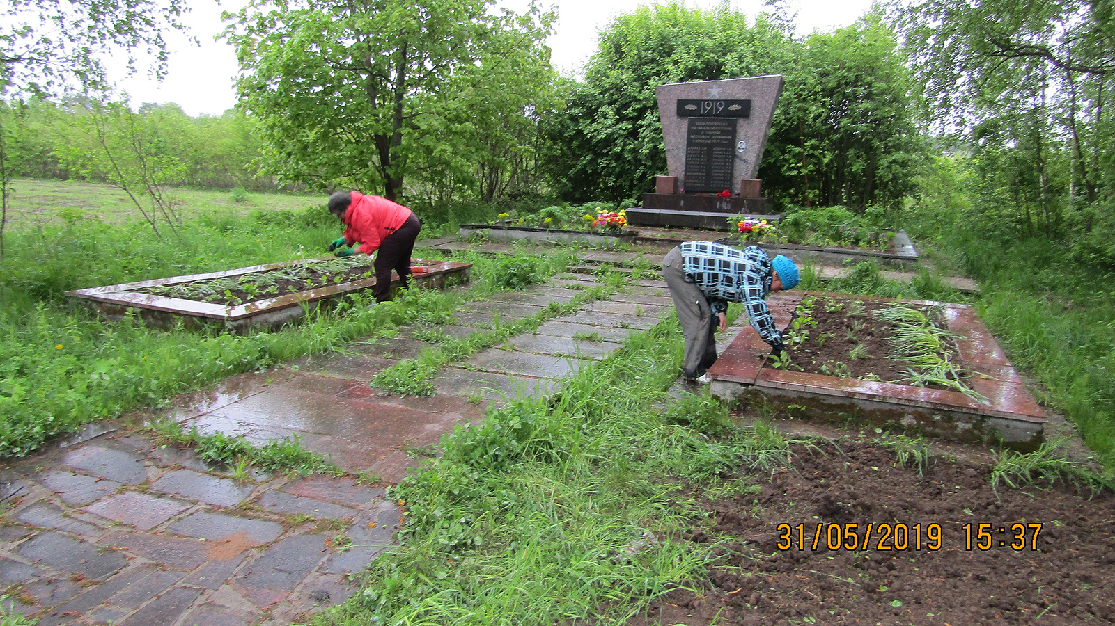 May 31, 2019. Mass grave of the Vidlitsa communards