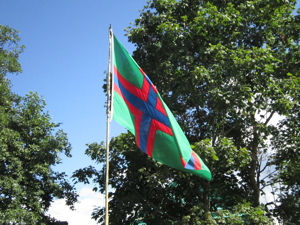 22 июля 2012 года. Национальный флаг карел-людиков