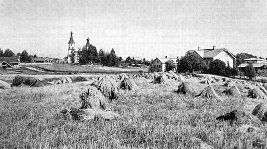1930's. Kirkonkylä