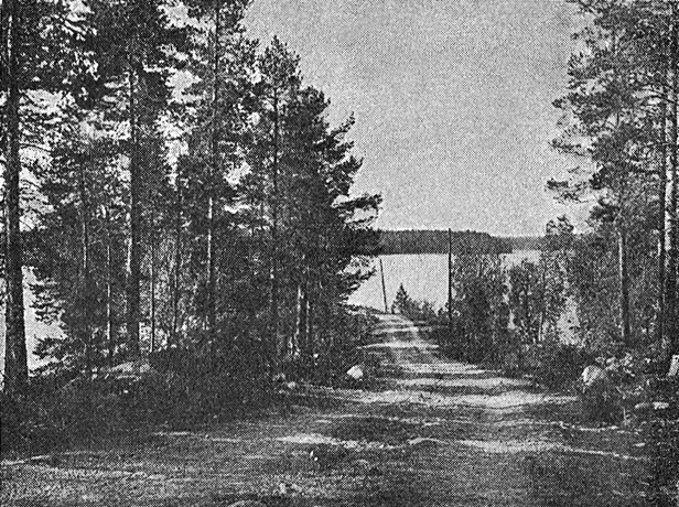 1930-luvun. Tolvajärvi. Kivisilta