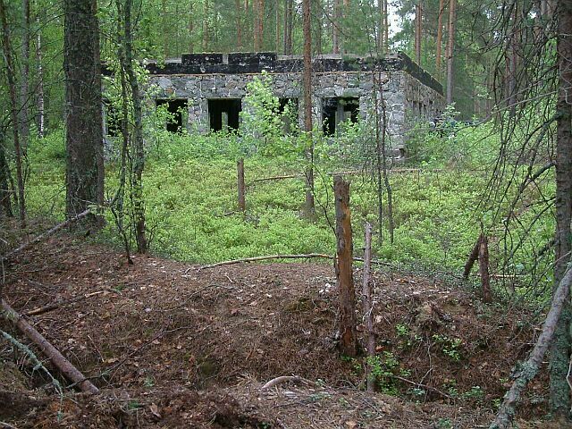 June 14, 2004. Ruins of Tolvajärvi Camping House