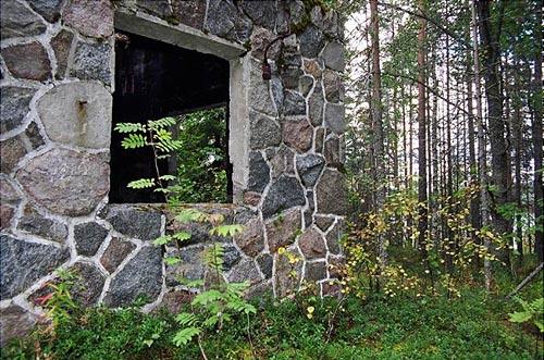 Early 2000's. Ruins of Tolvajärvi Camping House