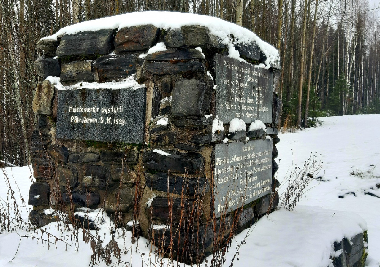 November 2019. Monument to the Battle of Hiekka