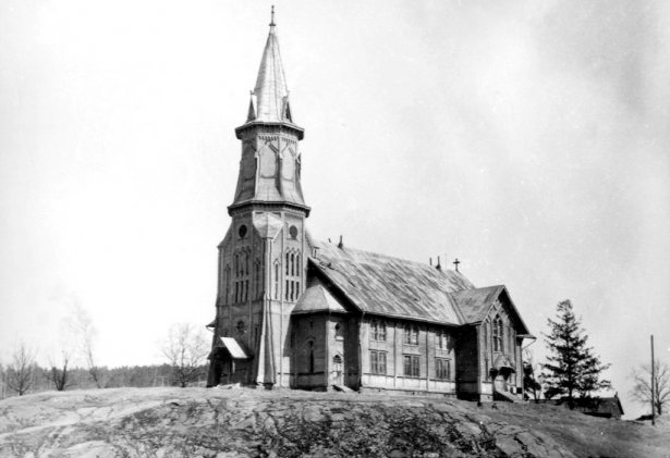 1984 год. Куркийоки. Лютеранская церковь
