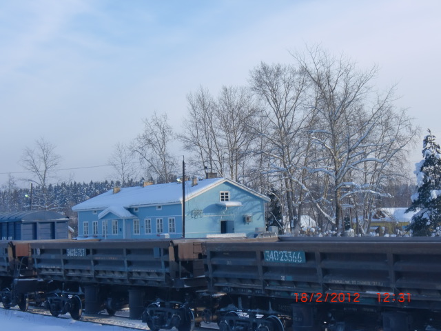 February 18, 2012. Elisenvaara railway station