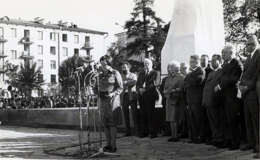June 22, 1973. Opening of the monument to Kuusinen in Petrozavodsk