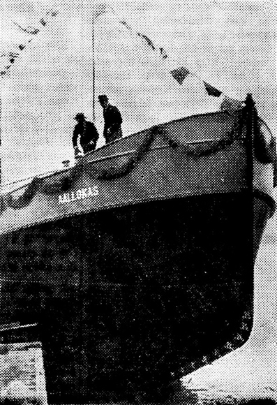 9. lokakuuta 1935. Jäänmurtaja Aallokas