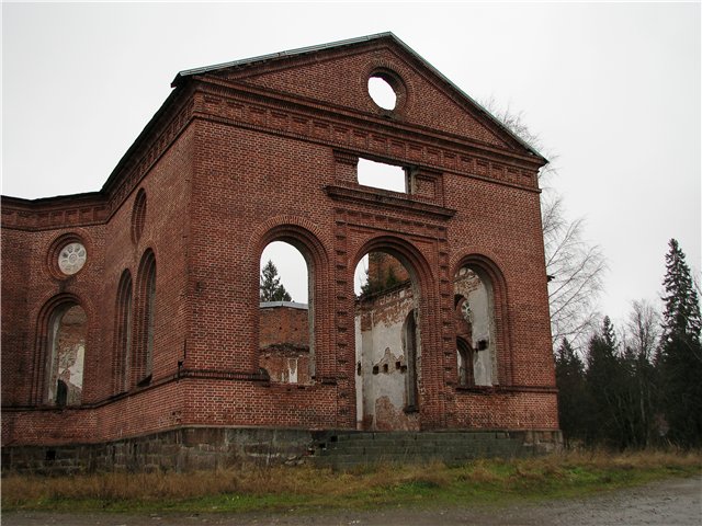 November 2010. Ruins of the church