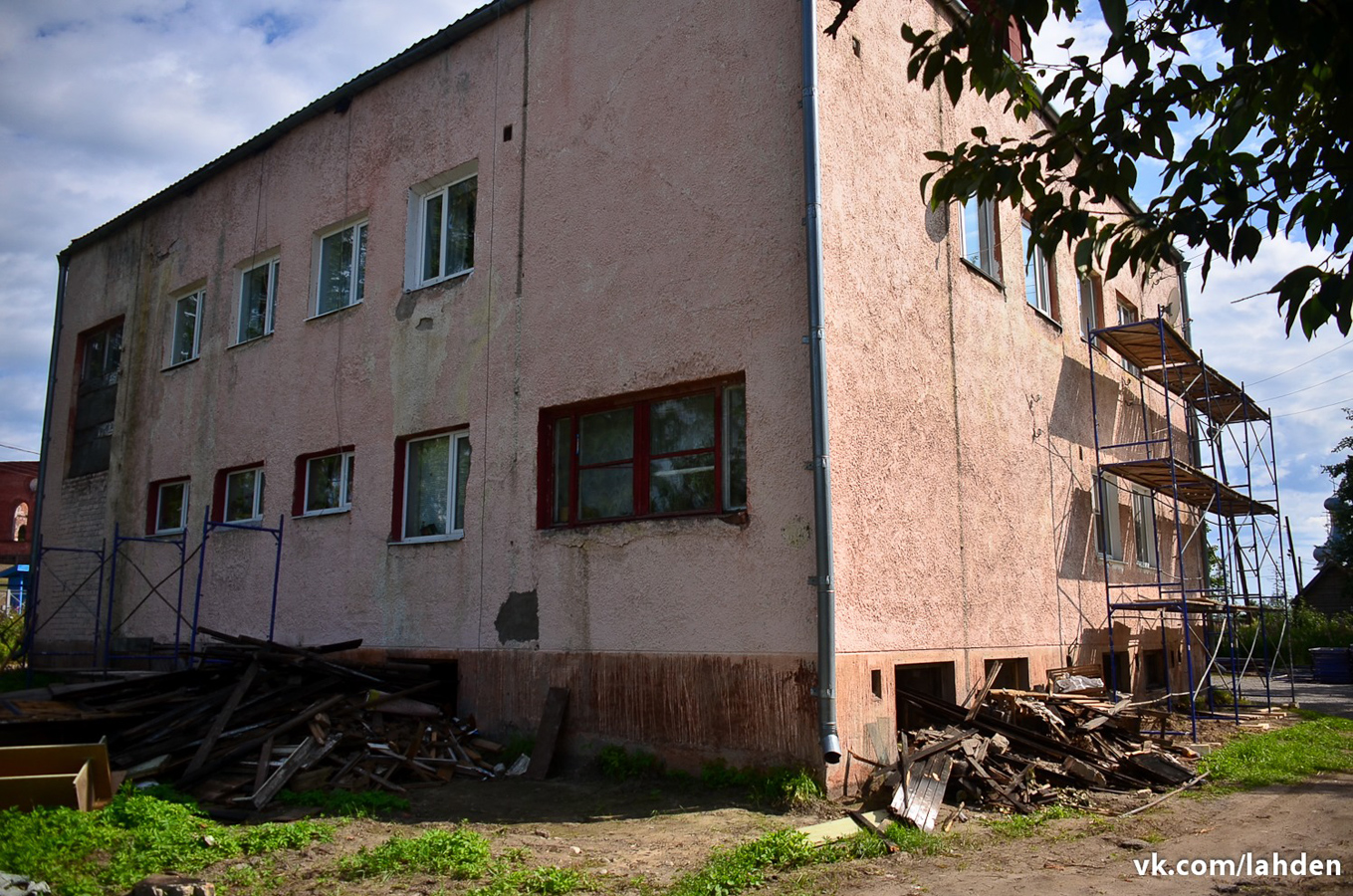 August 15, 2019. Jaakkima. Former commune office