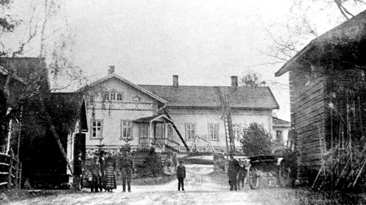 1910. Jaakkima. Priest house