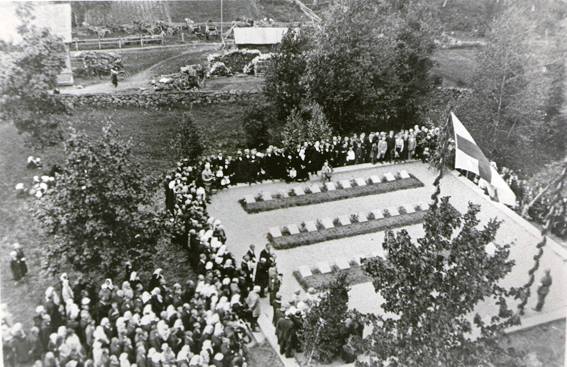 June 20, 1926. Jaakkima. Opening of the monument to heroes