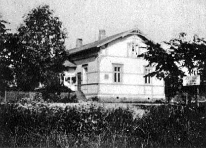 1930's. Lahdenpohja. The post office