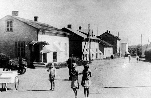 1930's. Lahdenpohja. The Church Street