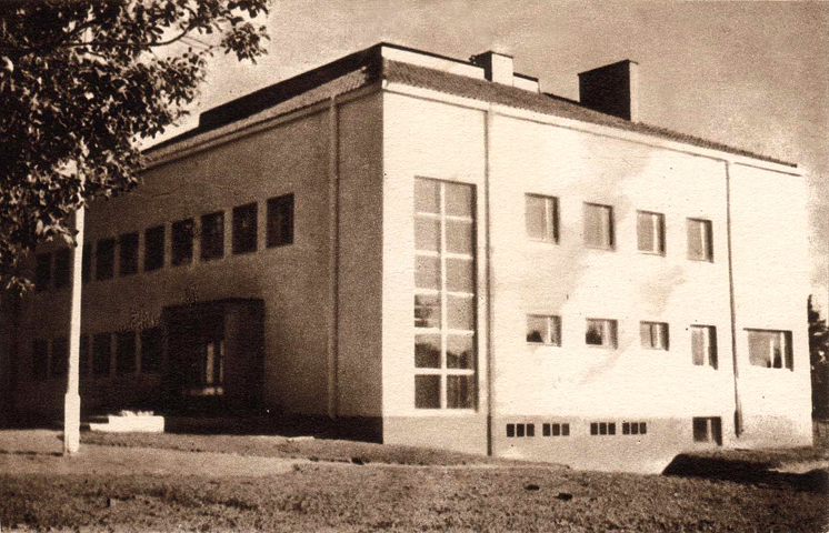1930's. Jaakkima. The commune office
