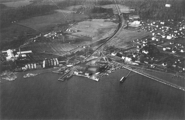1930-luvun. Lahdenpohjan satama