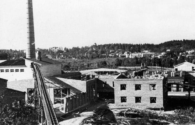 1948. Lahdenpohja. Plywood factory