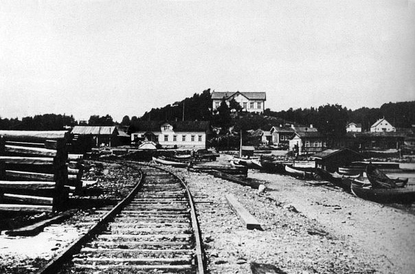 1930's. Lahdenpohja port
