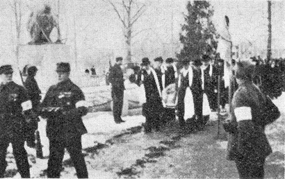 29. joulukuuta 1936. Vihtori Kosolan hautaustilaisuus