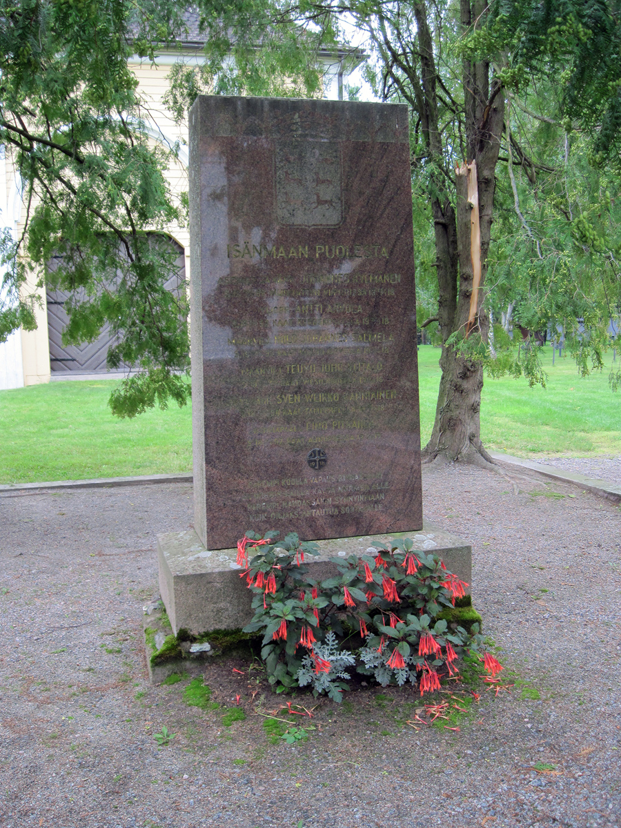 August 8, 2010. Monument to the Finnish War of Independence
