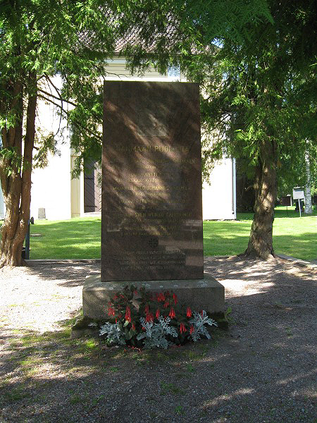 August 7, 2009. Monument to the Finnish War of Independence