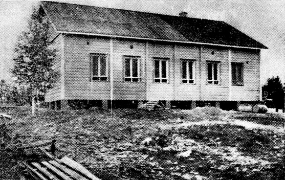 1939 год. Лиусваара. Здание оборонной организации или ”Белый пограничный замок”