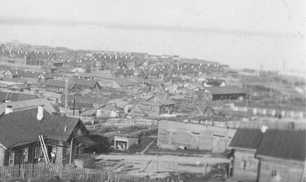1942. Panorama of Medvezhegorsk