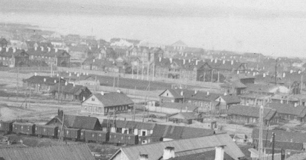 1942 год. Панорама Медвежьегорска