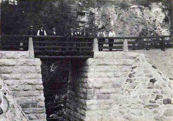 1930-е годы. Мост через речку Ниваноя
