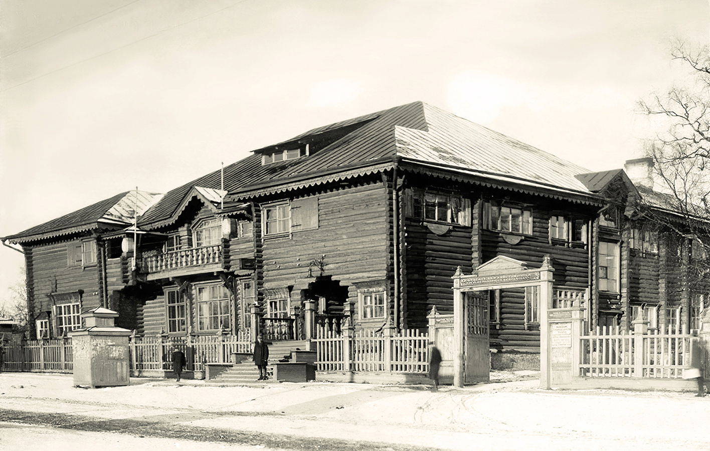 1930's. Petrosavodsk. Gogolja street. Peasant House