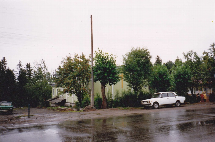 1991. Petrosavodsk. Gvardeyskaya Street. Lutheran church