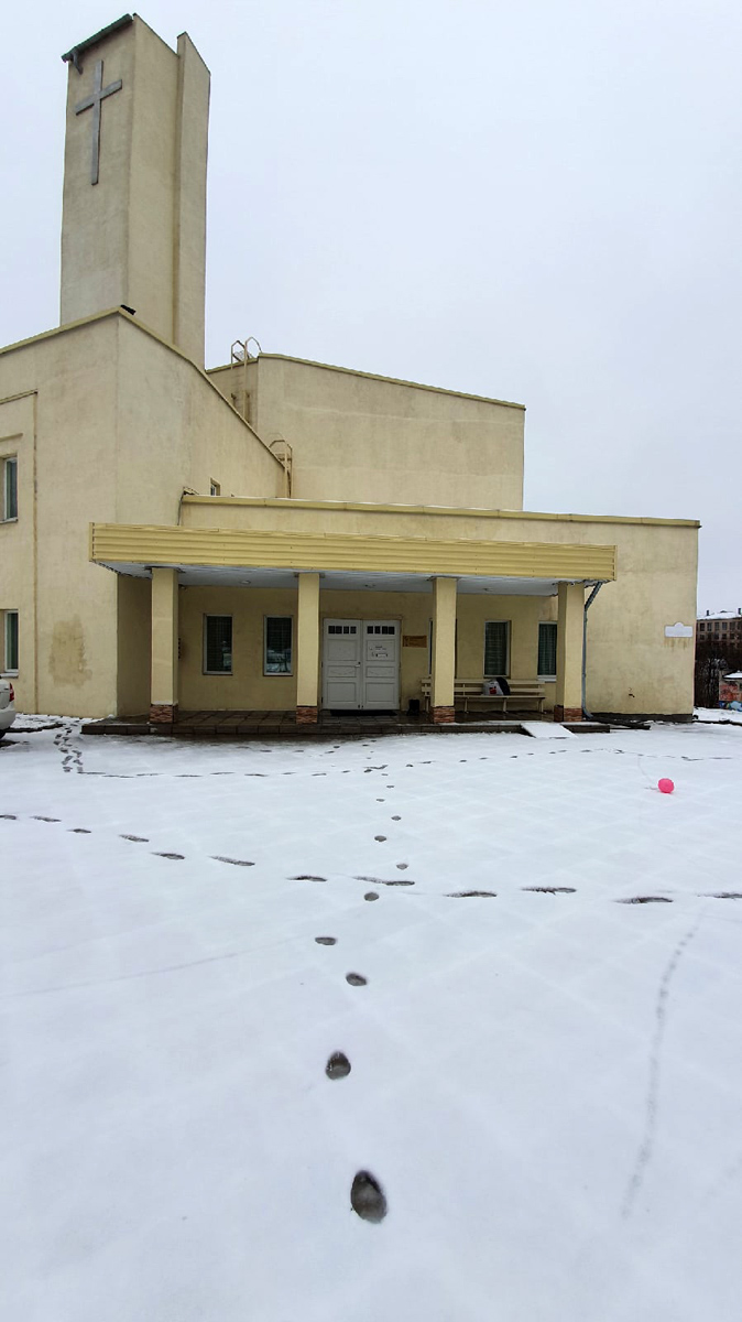 May 6, 2021. Lutheran church in Petrosavodsk