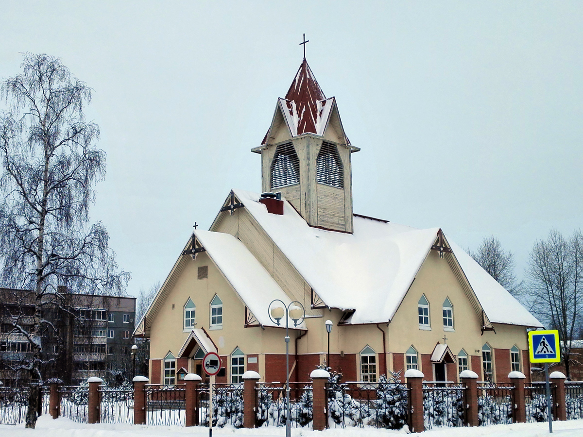 8 декабря 2021 года. Лютеранская церковь в Кондопоге