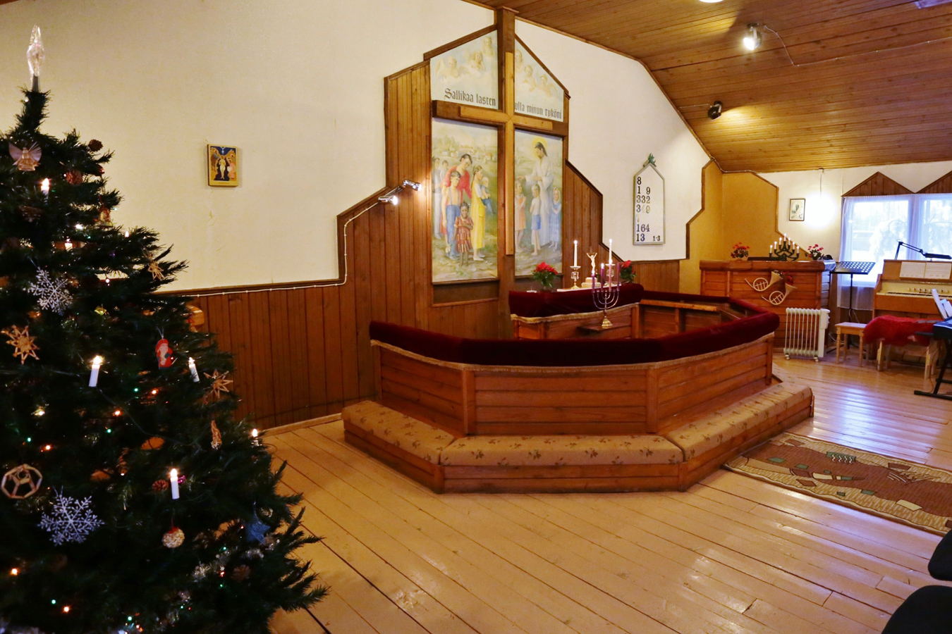 December 15, 2021. Lutheran church in Chalna