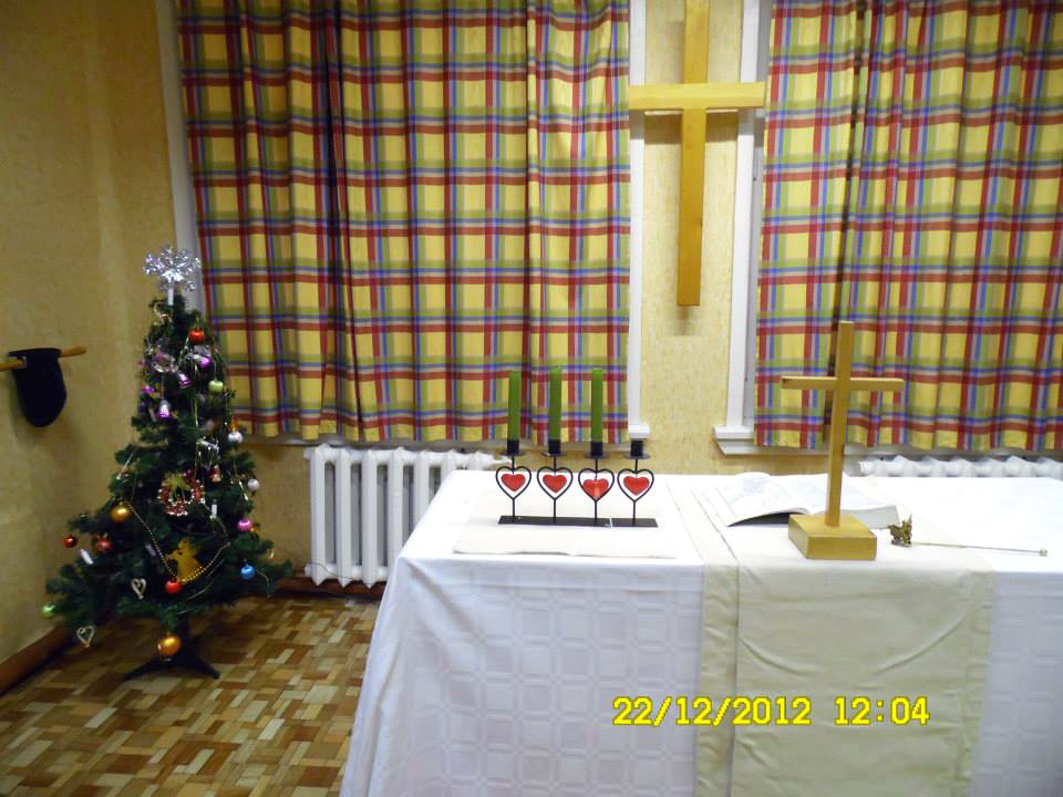 December 22, 2012. Lutheran Church in Muyezersky