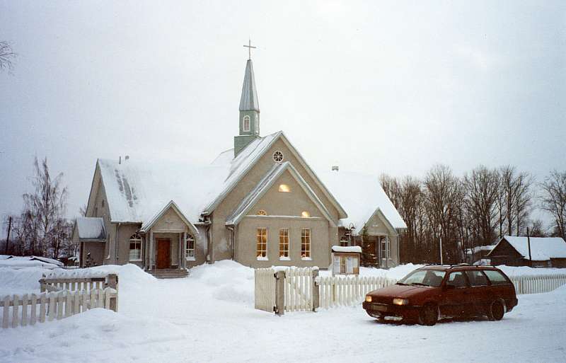 December 30, 2001. Lutheran church in Olonets
