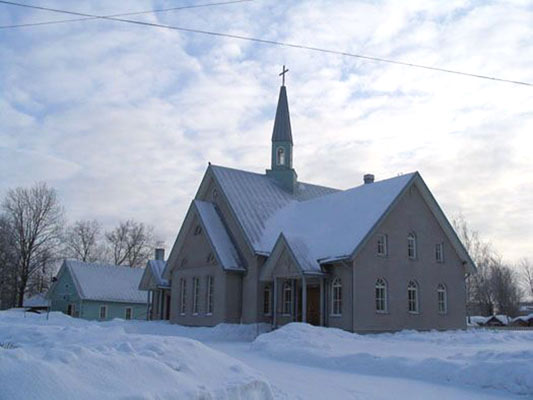 2000's. Lutheran church in Olonets