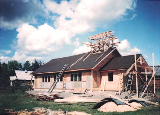 Heinäkuu 1996. Tshalnan luterilainen kirkko