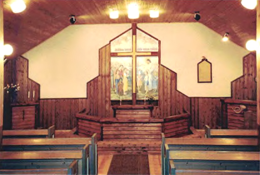 Joulukuu 1996. Tshalnan luterilainen kirkko