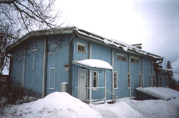 2000-luvun. Petroskoi. Gvardeiskajakatu. Luterilainen kirkko