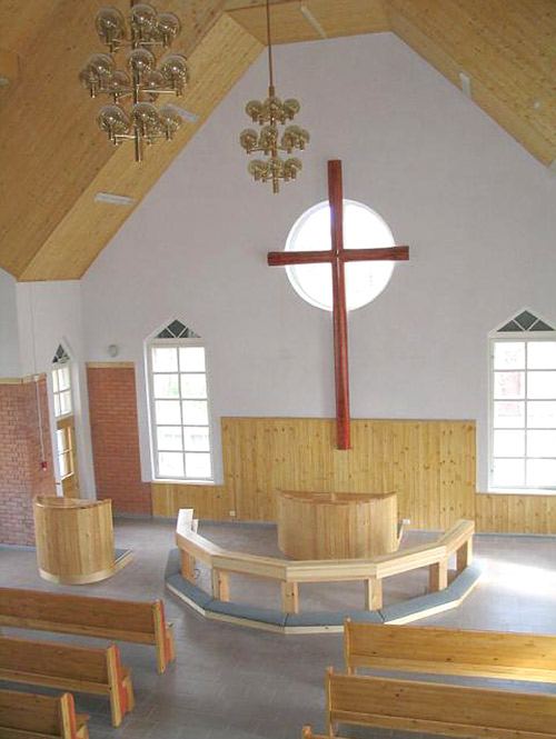 November 2004. Lutheran church in Kondopoga