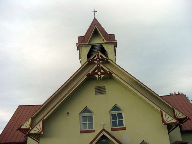 August 17, 2009. Lutheran church in Kondopoga