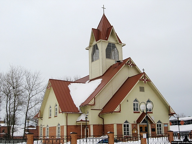 28 февраля 2010 года. Лютеранская церковь в Кондопоге