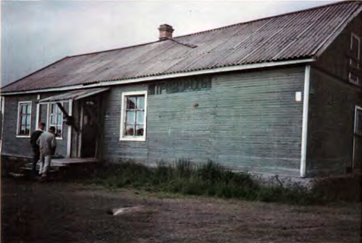 June 2000. Parish house in Derevjanka station