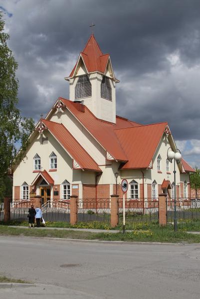 2012 год. Лютеранская церковь в Кондопоге