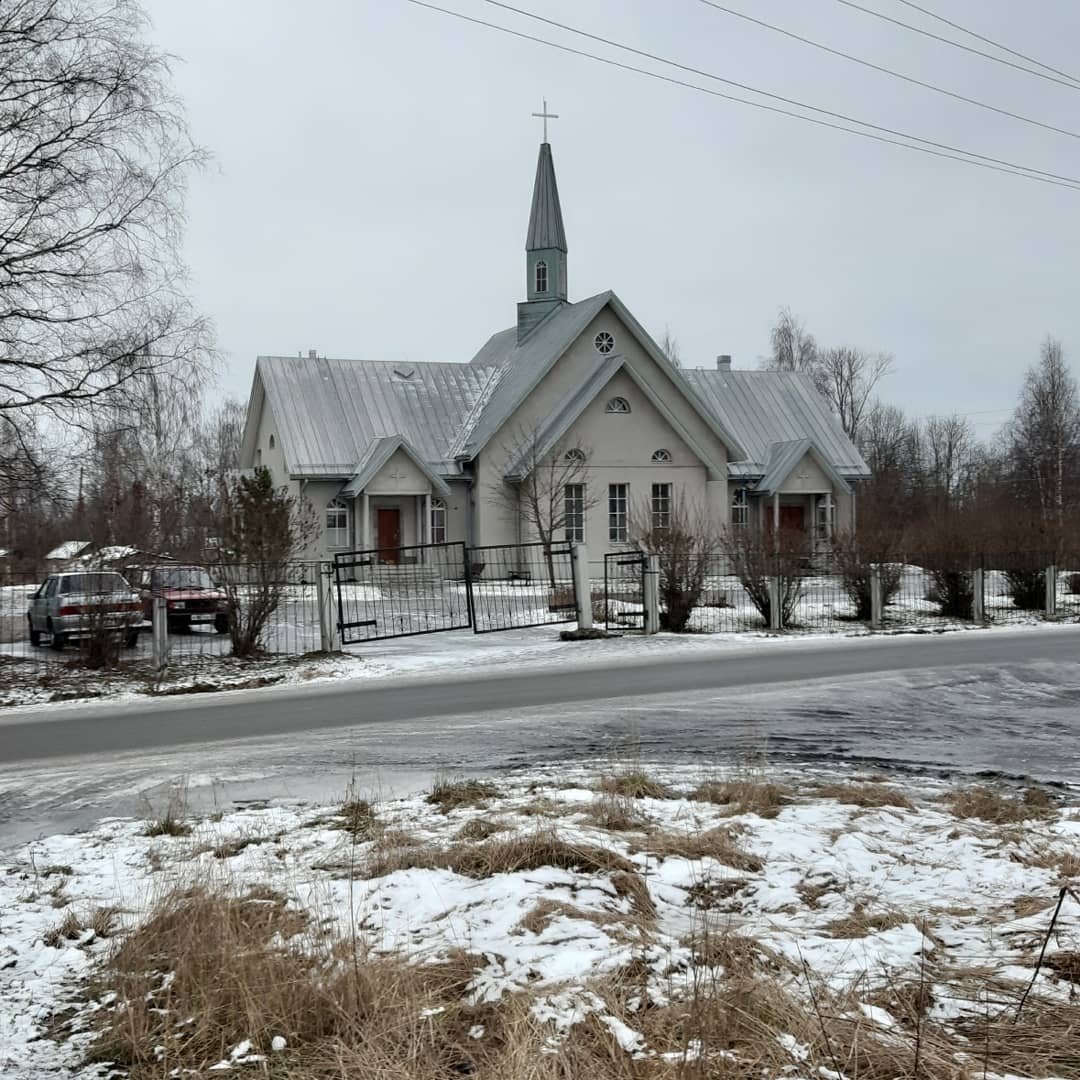 December 2019. Lutheran church in Olonets