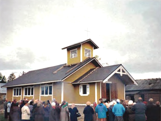 September 18, 1996. Lutheran church in Chalna